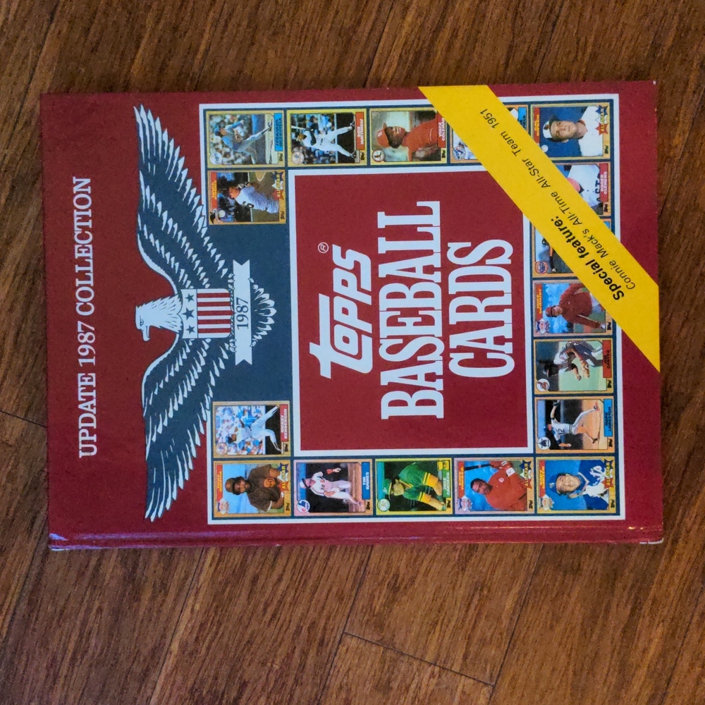 BOOK - Update 1987 Collection Topps Baseball Cards